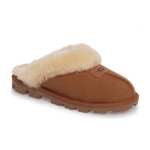 NEW IN BOX UGG CHESTNUT COQUETTE SLIPPER SHOES